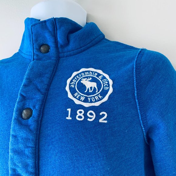 ABERCROMBIE KIDS royal blue sweater jacket size XL - Picture 3 of 12